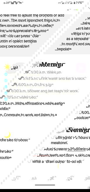 Anytype Making A Checklist