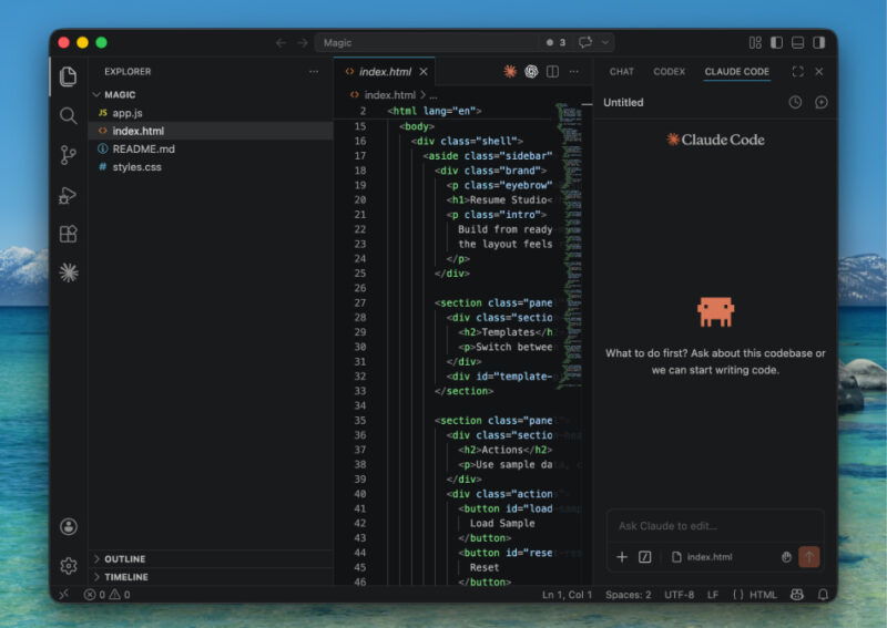 Claude Code in Vs Code