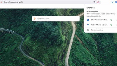 Featured Image" Brave browser + ProtonVPN + BitWarden gives perfect desktop privacy.