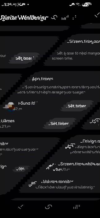 Setting up digital wellbeing on Android.