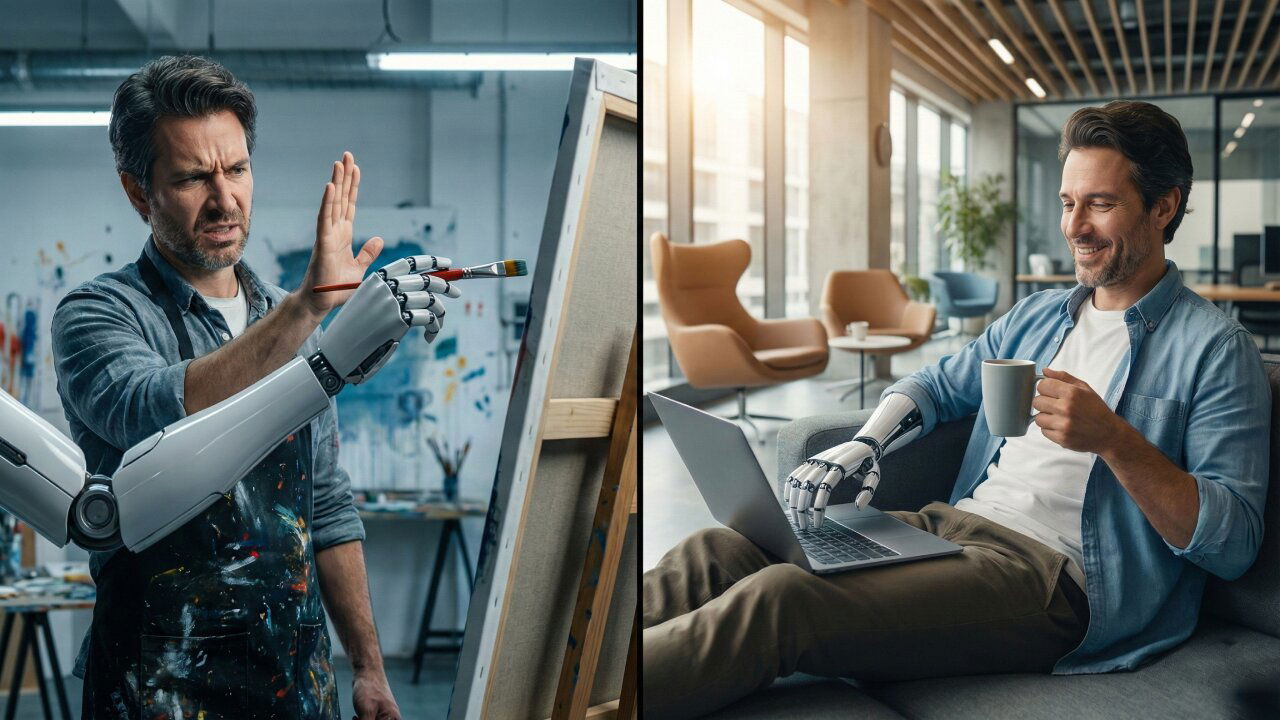 Image Depicting The Ai Professional Resistance Paradox And Hypocrisy