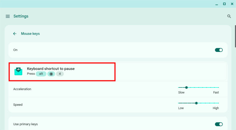 Keyboard Mouse Control Shortcut