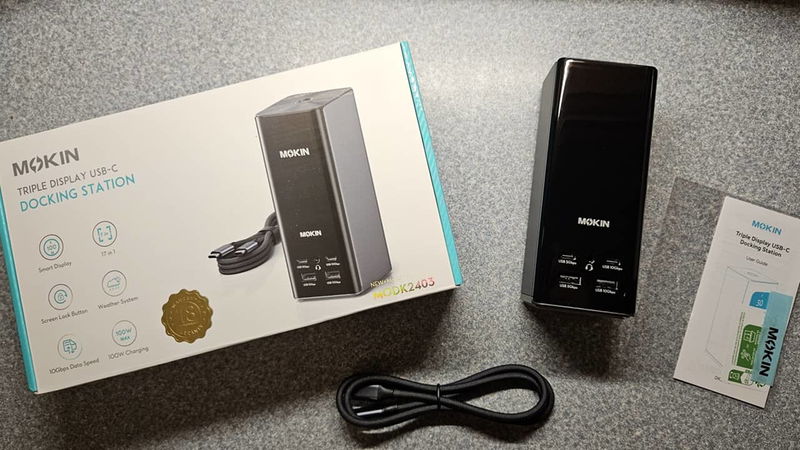 Mokin Dockpro Dk2403 with Box And Accessories