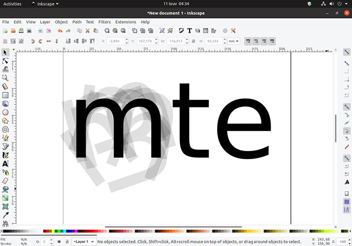 Move From Windows To Linux Inkscape Using Inkscape after moving from Windows to Linux.