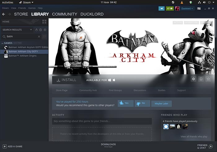 Move From Windows To Linux Steam Using Steam to play games on Linux after moving from Windows.