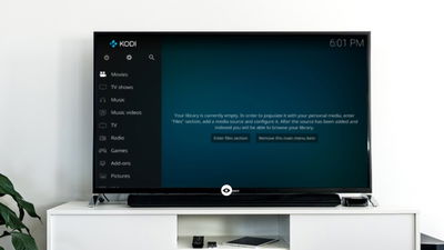 TV is running Kodi