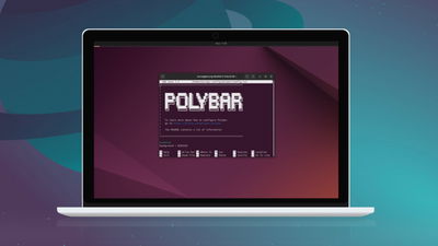 Polybar in a linux desktop