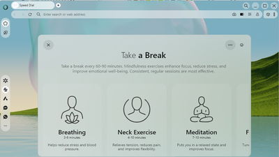 Opera Air with break exercises.