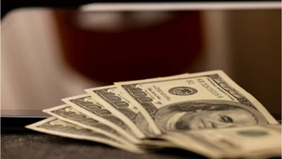 Stack of $100 bills.