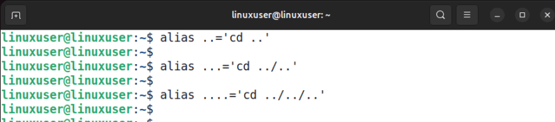 Create Alilas For Directory Nevigation
