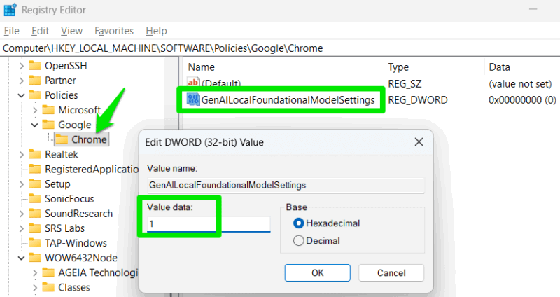 Disabling Gemini Nano Download from Registry
