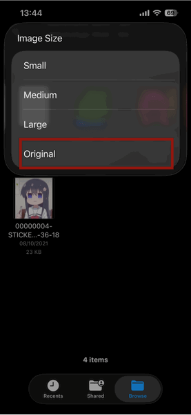 Ios Whatsapp Files Image Size