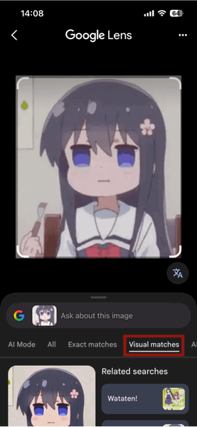 Iphone Google Lens Visual Matches