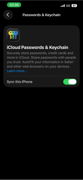 Iphone Passsword Keychain