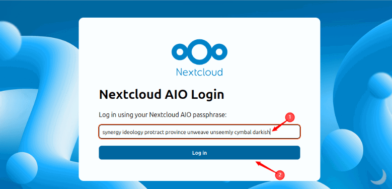 Login With Passphrase