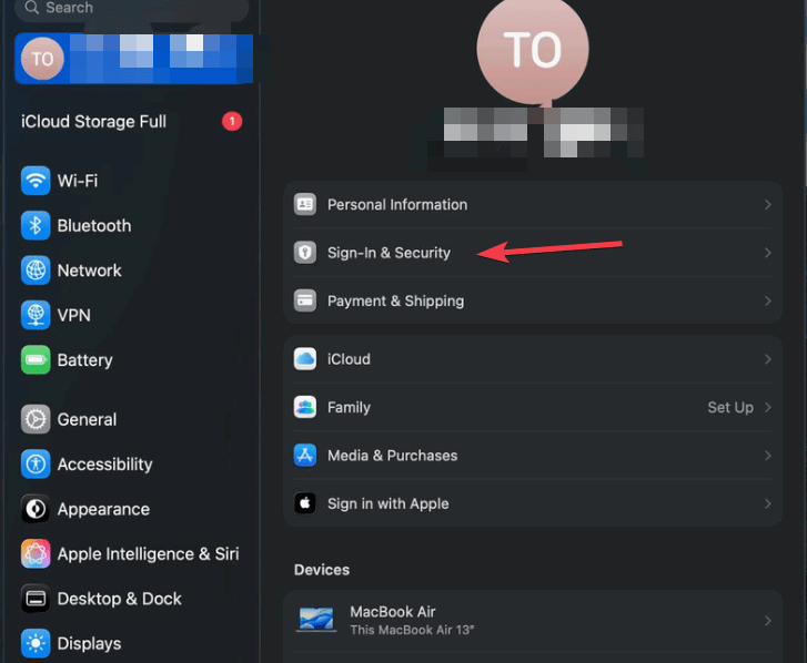 Macos Sign In And Security