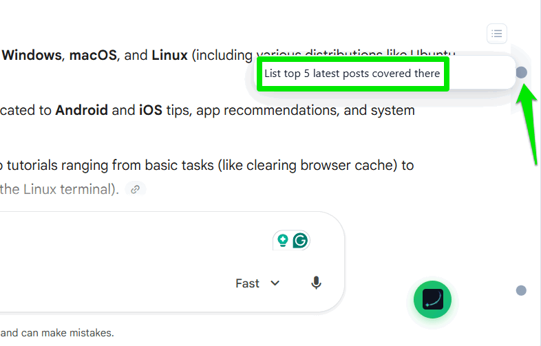 Scroll Timeline Button in Gemini Voyager
