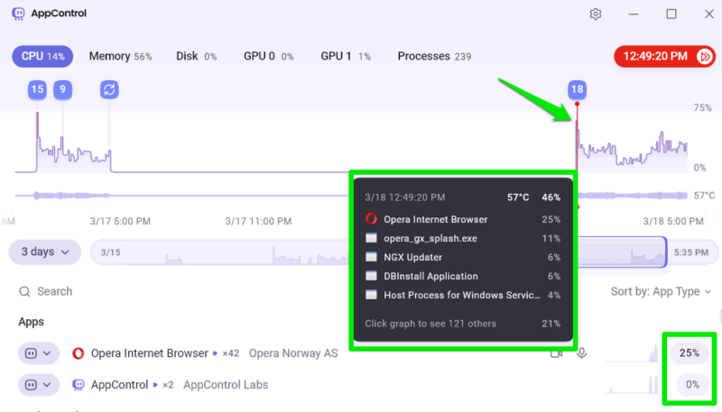 Tracking Resource History in AppControl