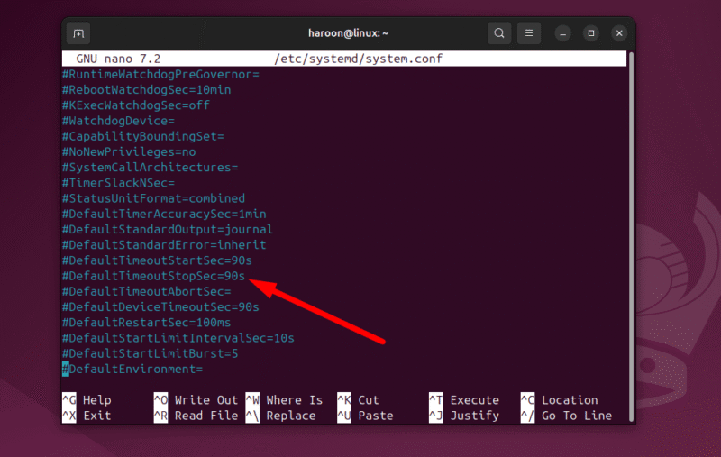 Viewing Systemd Configuration File On Terminal