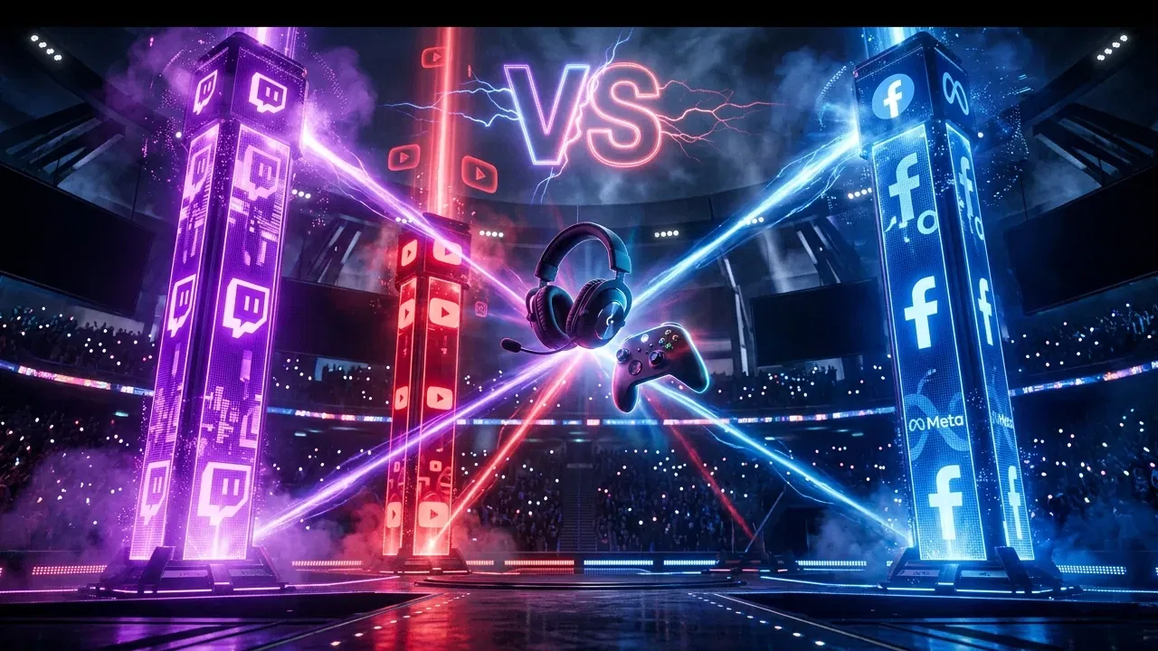 Twitch Vs Youtube Gaming Vs Facebook Gaming Featured