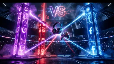 Twitch Vs Youtube Gaming Vs Facebook Gaming Featured